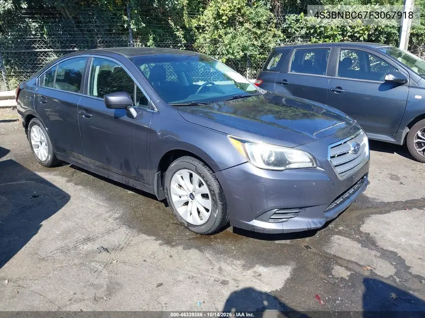 SUBARU LEGACY 2015, VIN 4S3BNBC67F3067918
