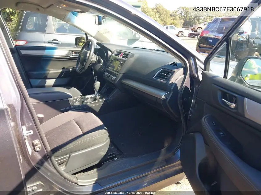 2015 SUBARU LEGACY VIN 4S3BNBC67F3067918 — фото 5