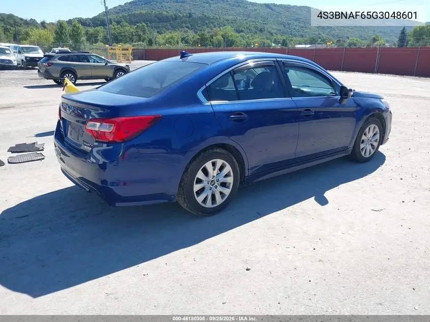 2016 SUBARU LEGACY VIN 4S3BNAF65G3048601 — фото 4