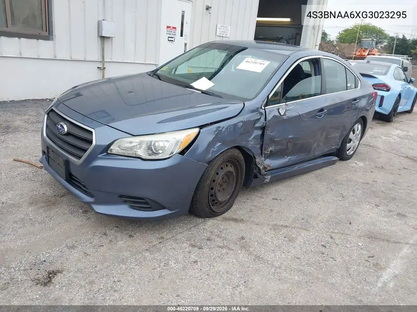 2016 SUBARU LEGACY VIN 4S3BNAA6XG3023295 — фото 2