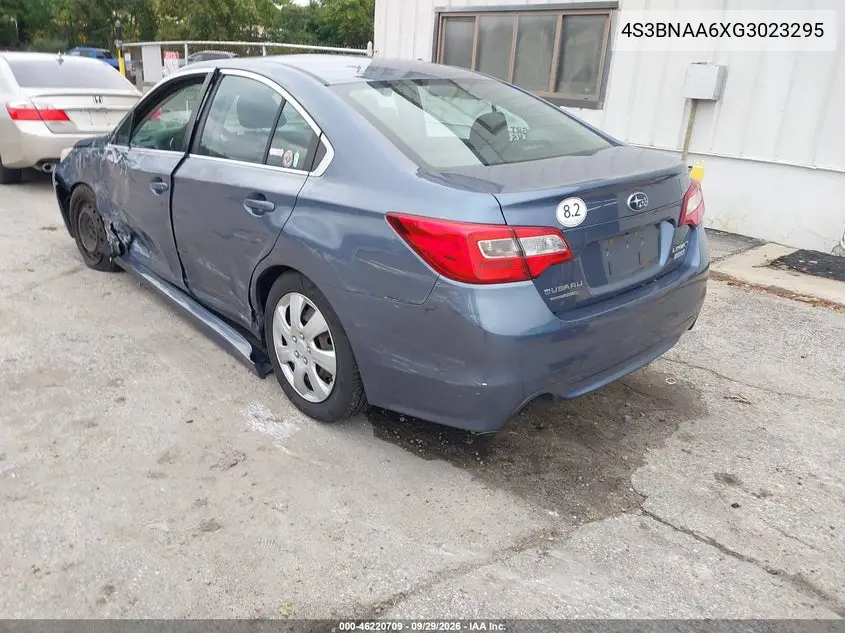 2016 SUBARU LEGACY VIN 4S3BNAA6XG3023295 — фото 3