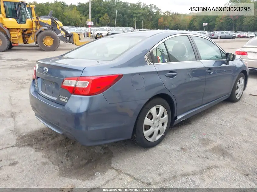 2016 SUBARU LEGACY VIN 4S3BNAA6XG3023295 — фото 4
