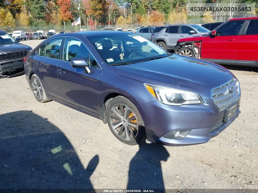 SUBARU LEGACY 2016, VIN 4S3BNAL6XG3015453