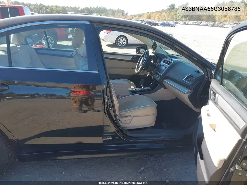 2016 SUBARU LEGACY VIN 4S3BNAA66G3058786 — фото 5