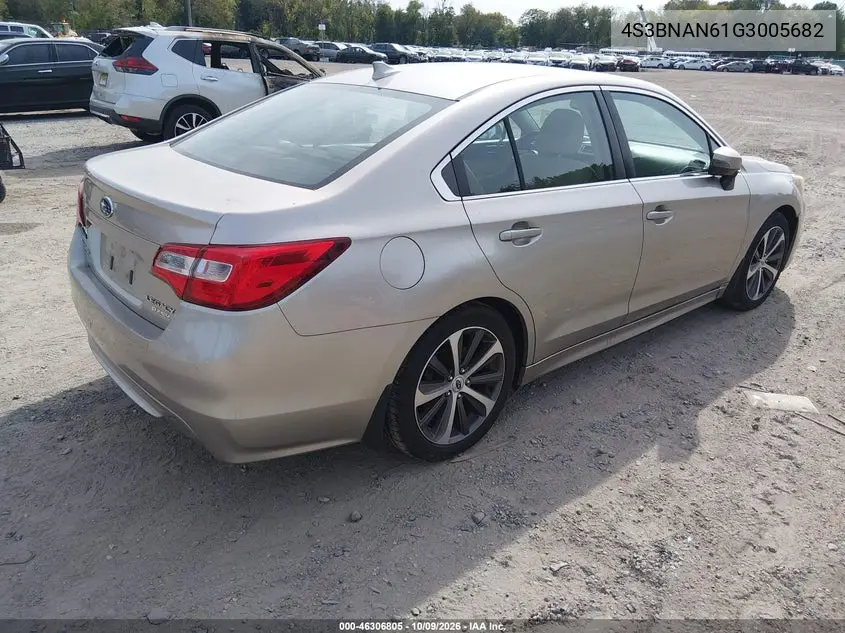 2016 SUBARU LEGACY VIN 4S3BNAN61G3005682 — фото 4