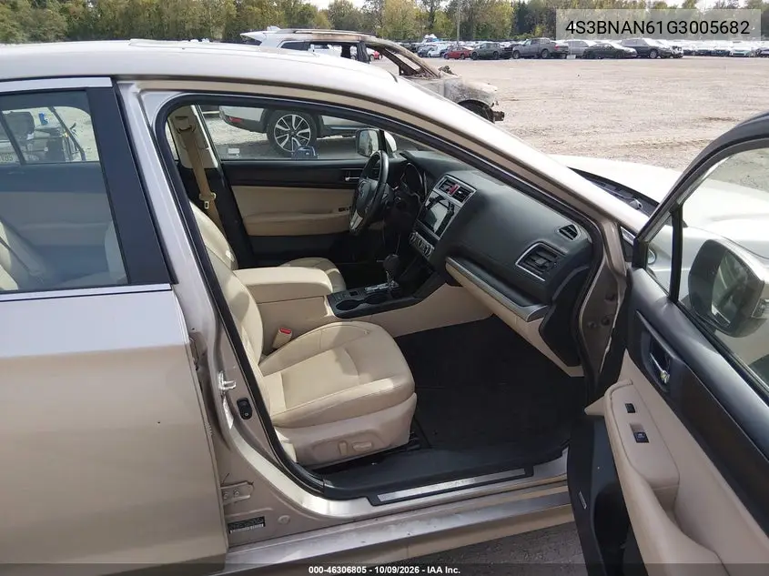 2016 SUBARU LEGACY VIN 4S3BNAN61G3005682 — фото 5