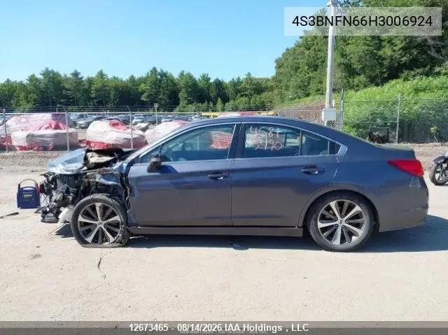 2017 SUBARU LEGACY VIN 4S3BNFN66H3006924 — фото 15