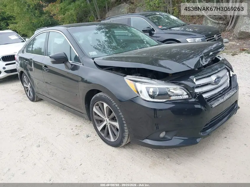 SUBARU LEGACY 2017, VIN 4S3BNAK67H3069263