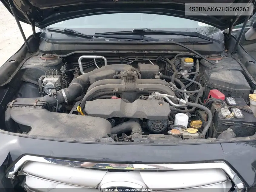 2017 SUBARU LEGACY VIN 4S3BNAK67H3069263 — фото 10