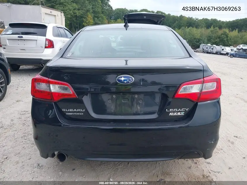 2017 SUBARU LEGACY VIN 4S3BNAK67H3069263 — фото 16
