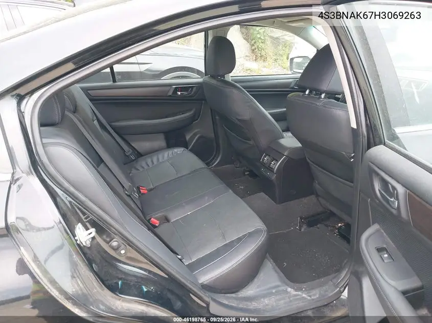 2017 SUBARU LEGACY VIN 4S3BNAK67H3069263 — фото 8
