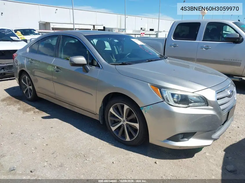SUBARU LEGACY 2017, VIN 4S3BNEN60H3059970