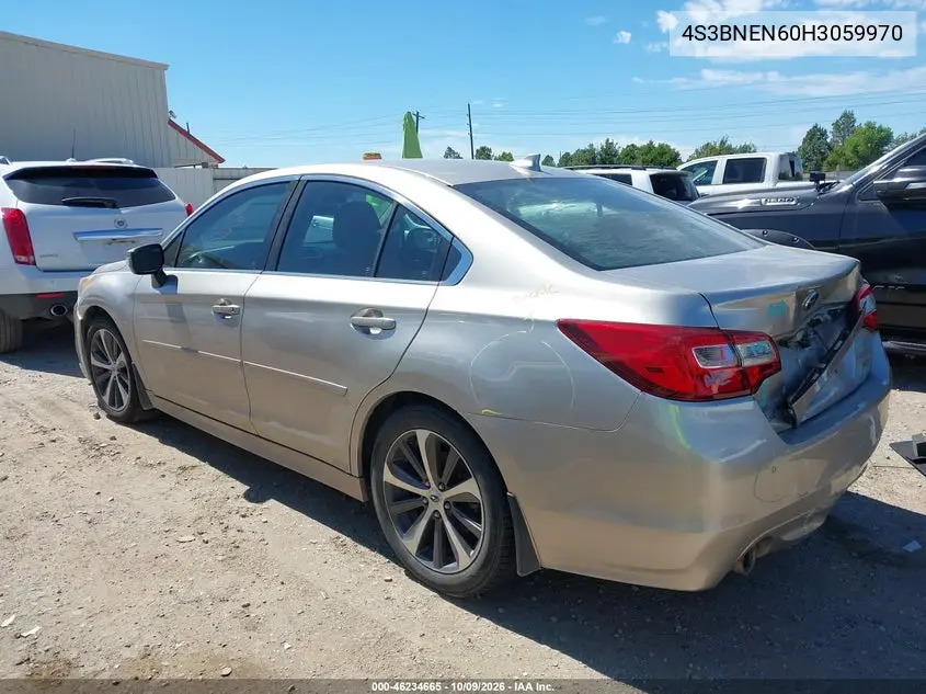 2017 SUBARU LEGACY VIN 4S3BNEN60H3059970 — фото 3