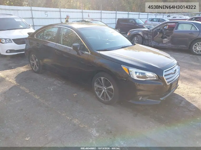 SUBARU LEGACY 2017, VIN 4S3BNEN64H3014322
