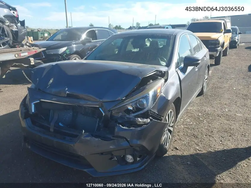 2018 SUBARU LEGACY VIN 4S3BNDD64J3036550 — фото 2