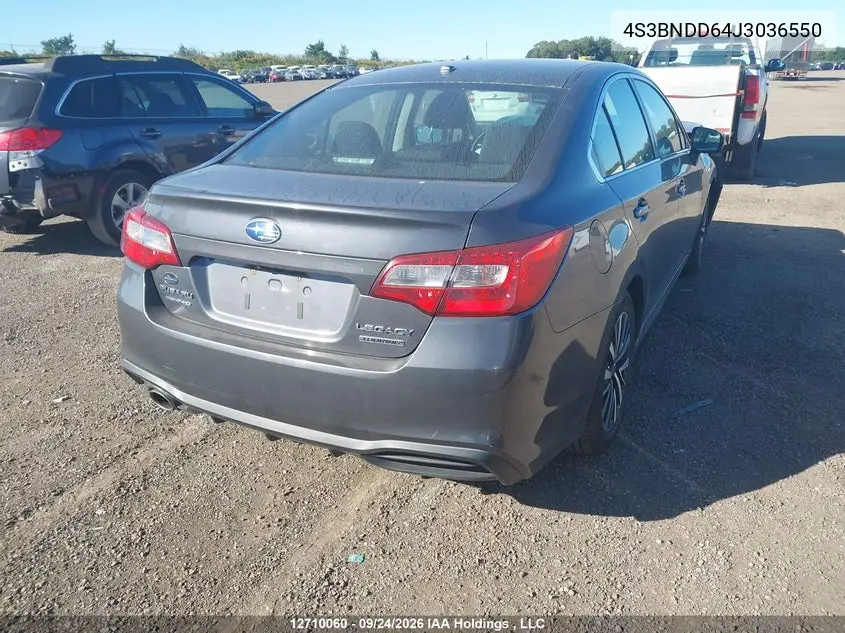 2018 SUBARU LEGACY VIN 4S3BNDD64J3036550 — фото 4
