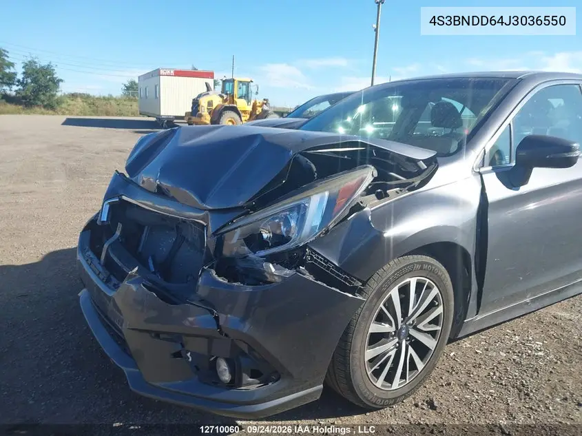 2018 SUBARU LEGACY VIN 4S3BNDD64J3036550 — фото 6