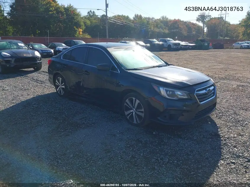 SUBARU LEGACY 2018, VIN 4S3BNAA64J3018763