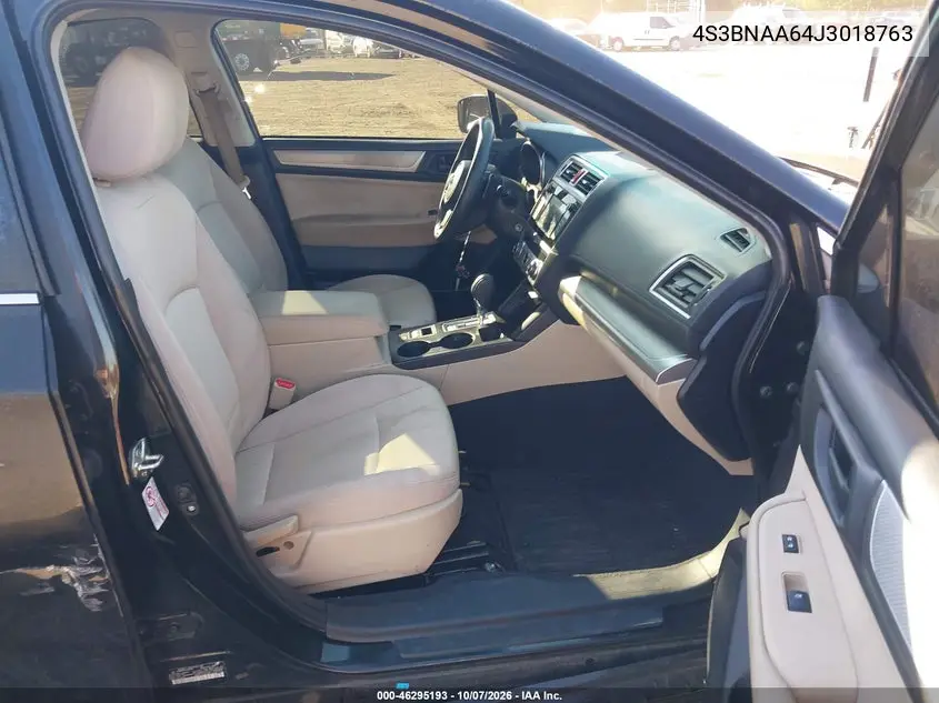 2018 SUBARU LEGACY VIN 4S3BNAA64J3018763 — фото 5
