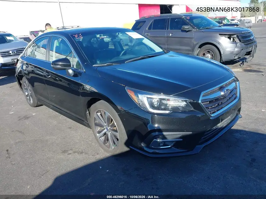 SUBARU LEGACY 2019, VIN 4S3BNAN68K3017868