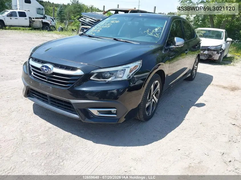 2020 SUBARU LEGACY VIN 4S3BWDP69L3021120 — фото 2