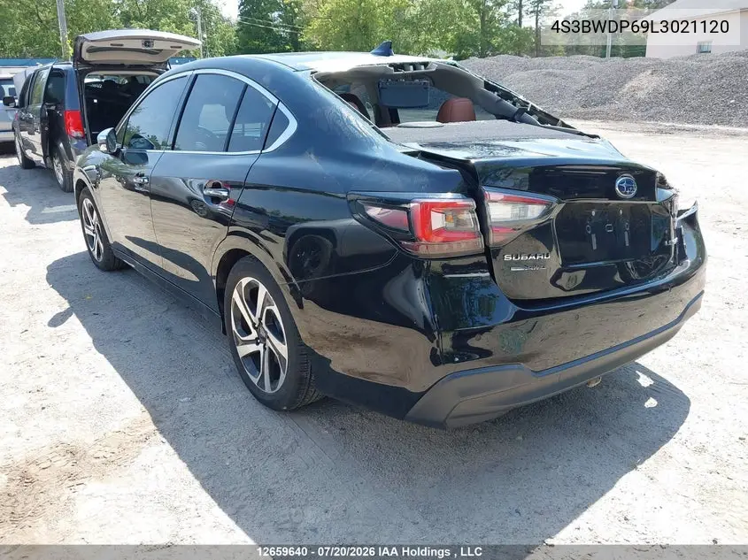 2020 SUBARU LEGACY VIN 4S3BWDP69L3021120 — фото 3
