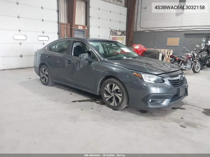 SUBARU LEGACY 2020, VIN 4S3BWAC66L3032158