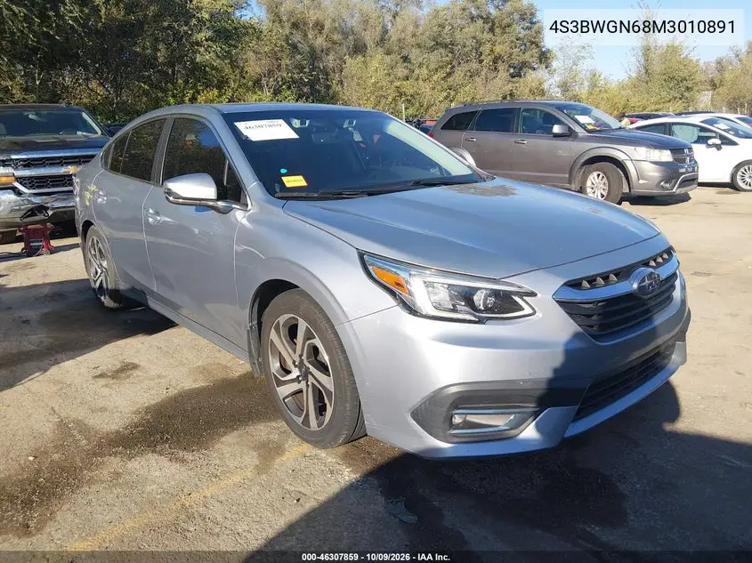SUBARU LEGACY 2021, VIN 4S3BWGN68M3010891