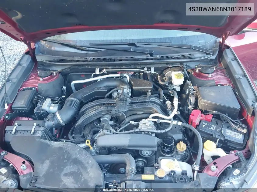 2022 SUBARU LEGACY VIN 4S3BWAN68N3017189 — фото 10