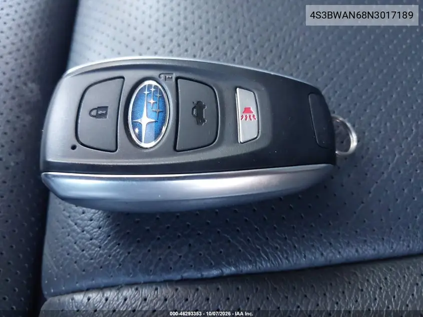 2022 SUBARU LEGACY VIN 4S3BWAN68N3017189 — фото 11