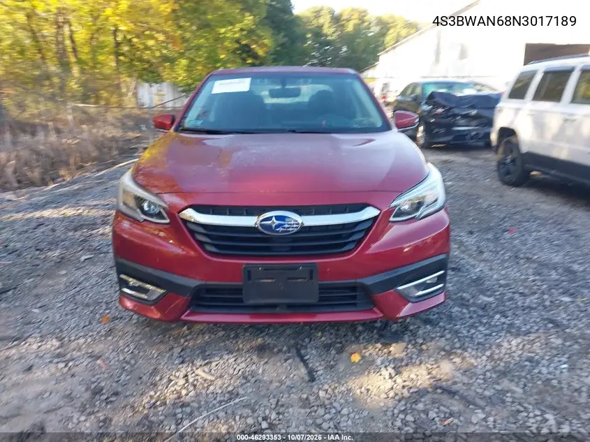 2022 SUBARU LEGACY VIN 4S3BWAN68N3017189 — фото 12