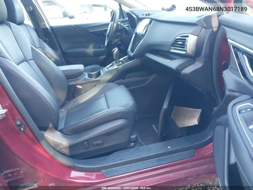 2022 SUBARU LEGACY VIN 4S3BWAN68N3017189 — фото 5