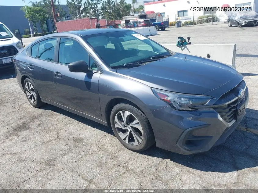 SUBARU LEGACY 2024, VIN 4S3BWAB66R3023275
