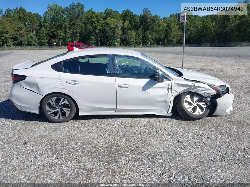 2024 SUBARU LEGACY VIN 4S3BWAB64R3024943 — фото 19