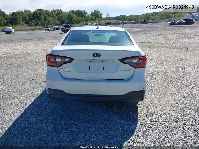 2024 SUBARU LEGACY VIN 4S3BWAB64R3024943 — фото 22