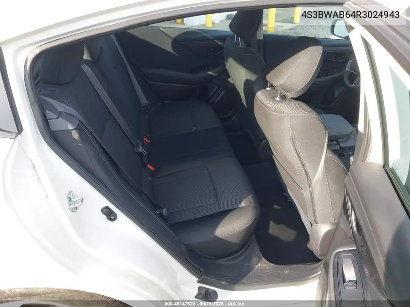 2024 SUBARU LEGACY VIN 4S3BWAB64R3024943 — фото 8