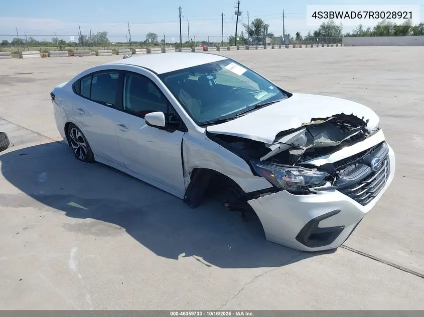 SUBARU LEGACY 2024, VIN 4S3BWAD67R3028921