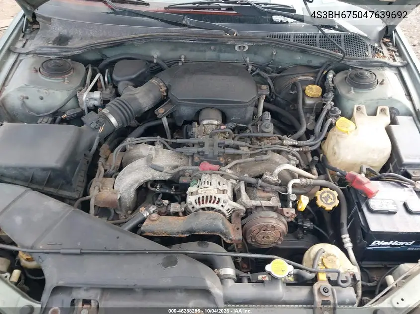 2004 SUBARU OUTBACK VIN 4S3BH675047639692 — фото 10