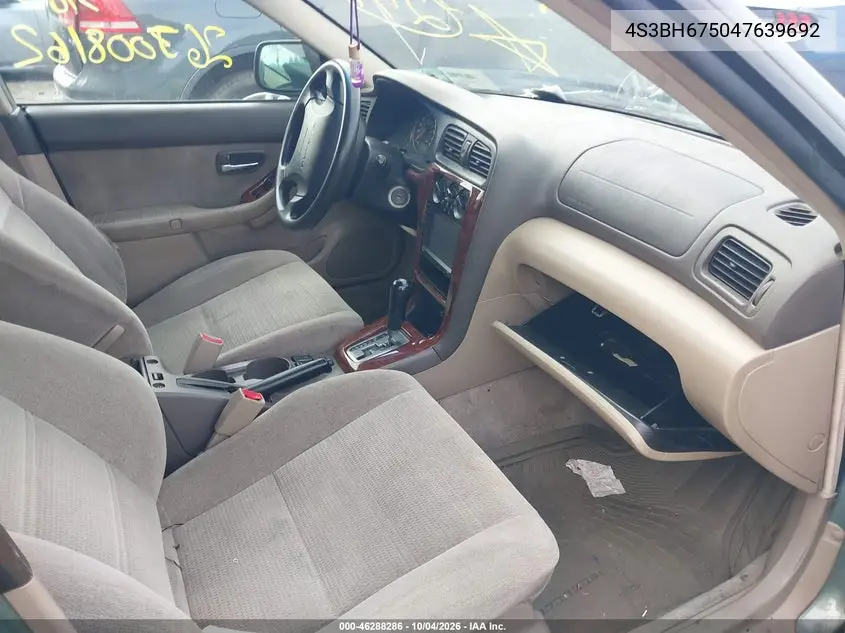 2004 SUBARU OUTBACK VIN 4S3BH675047639692 — фото 5