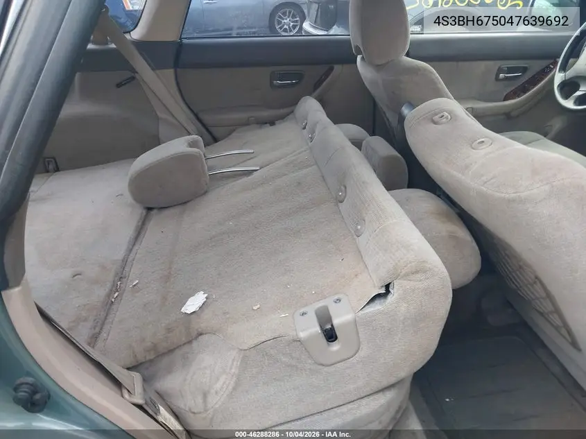 2004 SUBARU OUTBACK VIN 4S3BH675047639692 — фото 8
