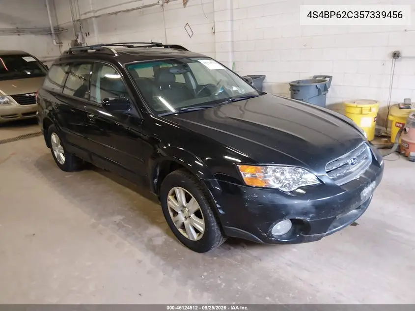 SUBARU OUTBACK 2005, VIN 4S4BP62C357339456