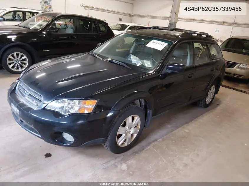 2005 SUBARU OUTBACK VIN 4S4BP62C357339456 — фото 2