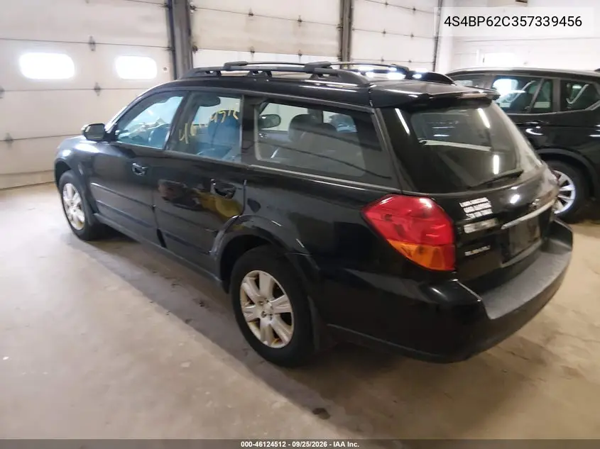 2005 SUBARU OUTBACK VIN 4S4BP62C357339456 — фото 3
