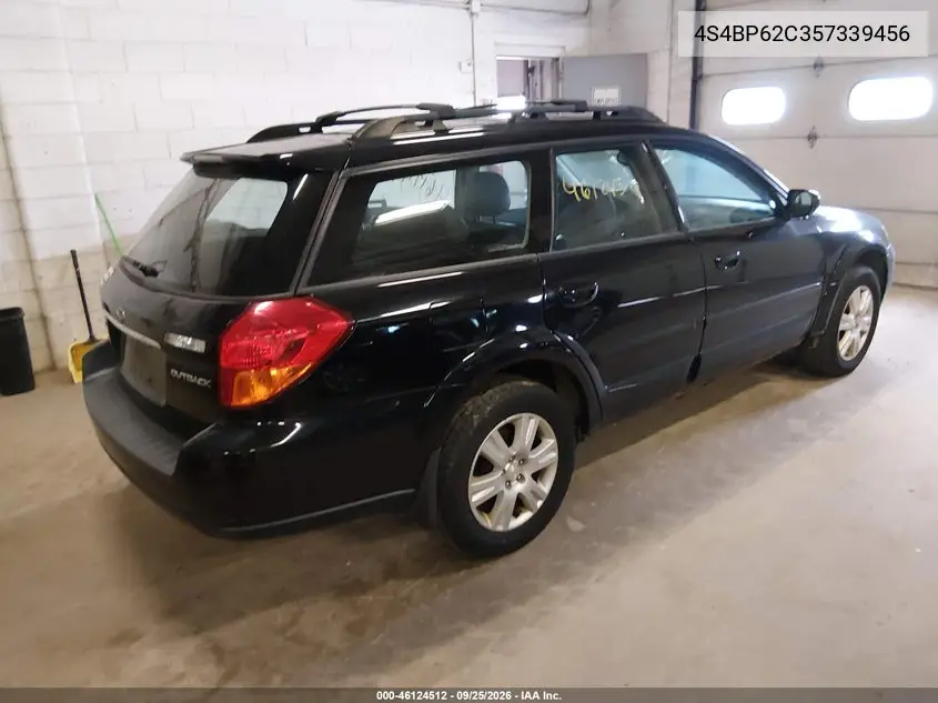 2005 SUBARU OUTBACK VIN 4S4BP62C357339456 — фото 4