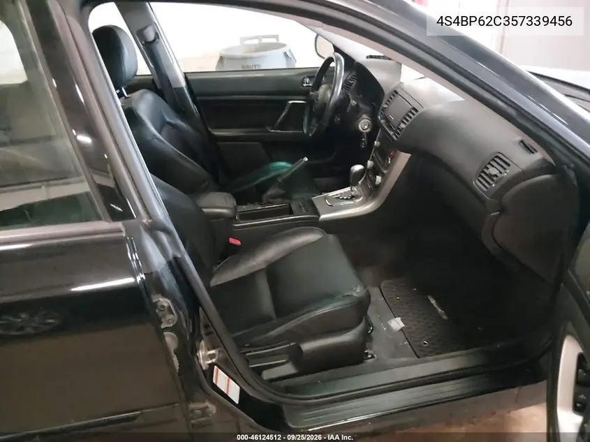 2005 SUBARU OUTBACK VIN 4S4BP62C357339456 — фото 5