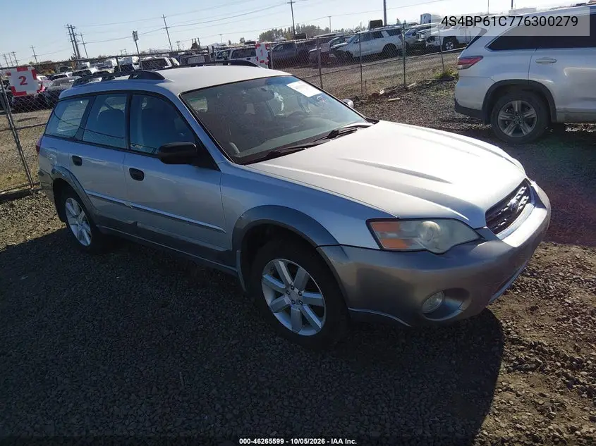 SUBARU OUTBACK 2007, VIN 4S4BP61C776300279