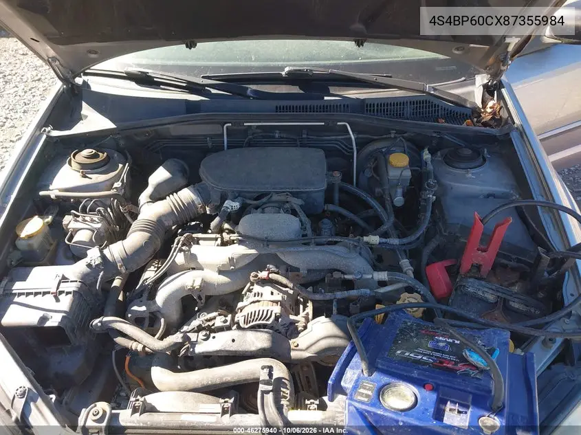 2008 SUBARU OUTBACK VIN 4S4BP60CX87355984 — фото 10
