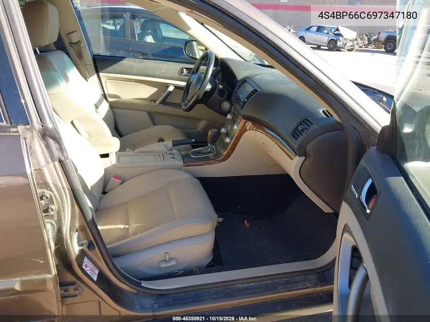 2009 SUBARU OUTBACK VIN 4S4BP66C697347180 — фото 5