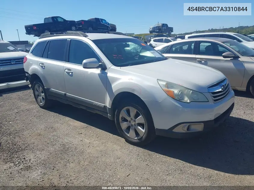 SUBARU OUTBACK 2010, VIN 4S4BRCBC7A3310844
