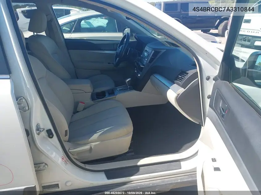 2010 SUBARU OUTBACK VIN 4S4BRCBC7A3310844 — фото 5